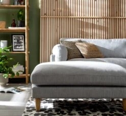 Habitat Salome Fabric Ottoman Footstool - Light Grey 8 Habitat Salome Fabric Ottoman Footstool - Light Grey -Home Furnishings Store 4743693 R Z001C