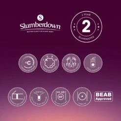 Slumberdown Perfectly Warm Luxury Electric Blanket-King Dual -Home Furnishings Store 4746731 R Z012A