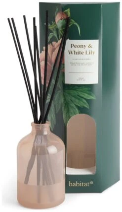 Habitat 150ml Scented Diffuser - Peony & White Lily -Home Furnishings Store 4845096 R Z002A