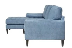 Habitat Hudson Fabric Corner Chaise Sofa - Linnet -Home Furnishings Store 4847575 R Z003A