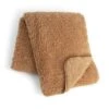 Habitat Snuggle Fleece Throw - Mocha - 125X150cm -Home Furnishings Store 4882695 R Z001A