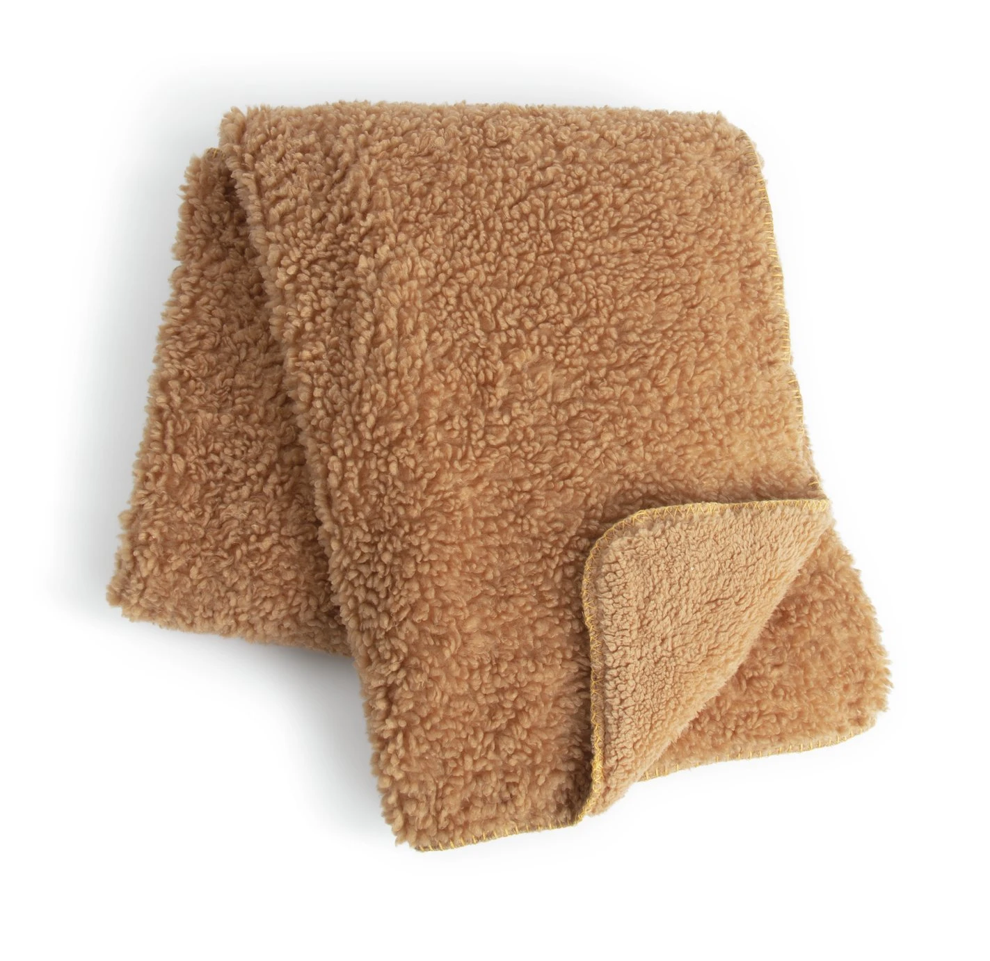 Habitat Snuggle Fleece Throw - Mocha - 125X150cm