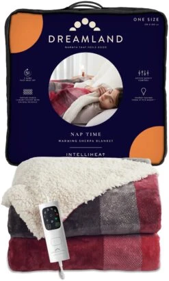 Dreamland Sherpa Tartan Reversible Overblanket 22 Dreamland Sherpa Tartan Reversible Overblanket -Home Furnishings Store 4883333 R Z002A