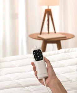 Dreamland Organic Cotton Warming Mattress Protector-Double -Home Furnishings Store 4886299 R Z011A