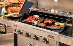 Char-Broil Advantage 445 4 Burner With Side Burner Gas BBQ -Home Furnishings Store 4899750 R Z004A