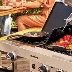 Char-Broil Advantage 445 4 Burner With Side Burner Gas BBQ -Home Furnishings Store 4899750 R Z006A