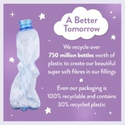 Slumberdown Soft Touch Anti Allergy 4 Tog Kids Duvet-Toddler -Home Furnishings Store 5235681 R Z015A