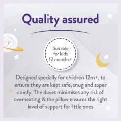 Slumberdown Soft Touch Anti Allergy 4 Tog Kids Duvet-Toddler -Home Furnishings Store 5235681 R Z016A