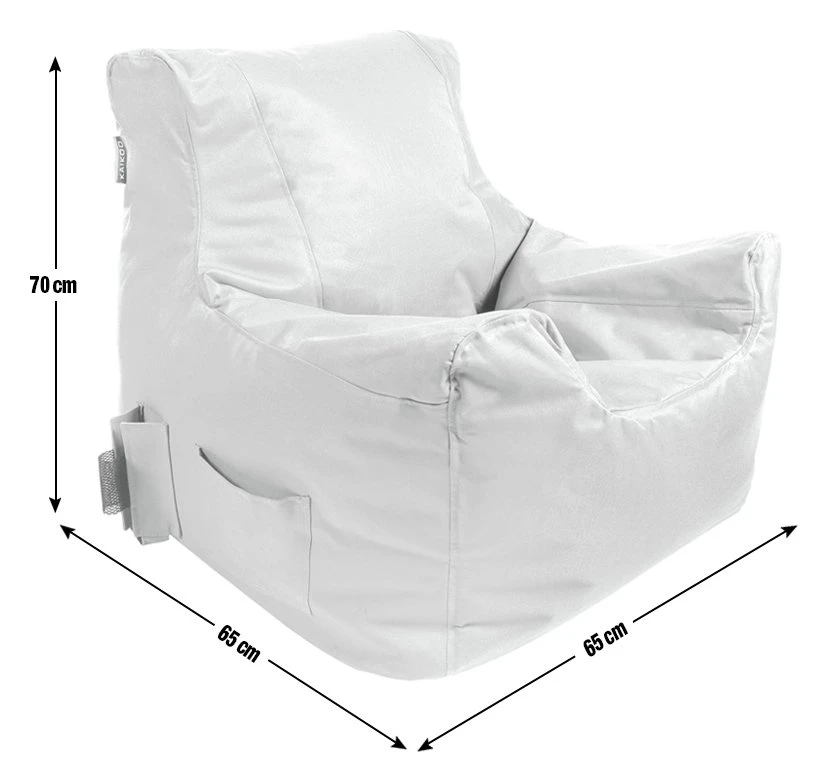 Kaikoo Large Blue Teenager Bean Bag Chair 8 Kaikoo Large Blue Teenager Bean Bag Chair - Image 6