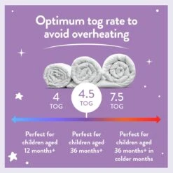 Slumberdown Luxury Cotton 4.5Tog Kids Duvet & Pillow –Single -Home Furnishings Store 5459010 R Z005A