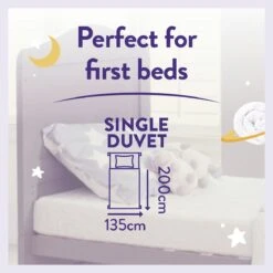 Slumberdown Luxury Cotton 4.5Tog Kids Duvet & Pillow –Single -Home Furnishings Store 5459010 R Z008A