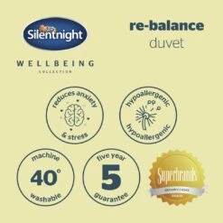 Silentnight Rebalance Stress Relieving 10.5 Tog Duvet 17 Silentnight Rebalance Stress Relieving 10.5 Tog Duvet -Home Furnishings Store 5649916 R Z008A