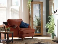 Habitat Livingston Leather Armchair - Tan -Home Furnishings Store 5654248 R Z001C