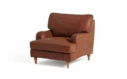 Habitat Livingston Leather Armchair - Tan -Home Furnishings Store 5654248 R Z002A