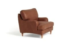 Habitat Livingston Leather Armchair - Tan -Home Furnishings Store 5654248 R Z005A