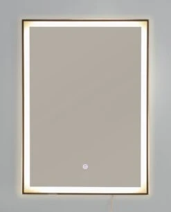 Habitat Rectangle Backlight LED Mirror - Black -Home Furnishings Store 6025601 R Z002A