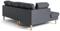 Habitat Joshua Left Hand Corner Chaise Sofa - Charcoal -Home Furnishings Store 6089647 R Z004A