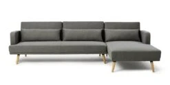 Habitat Andy Right Corner Fabric Clic Clac Sofa Bed - Grey 13 Habitat Andy Right Corner Fabric Clic Clac Sofa Bed - Grey -Home Furnishings Store 6132941 R Z002A