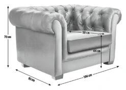 Habitat Chesterfield Leather Armchair - Black -Home Furnishings Store 6250988 R Z020A