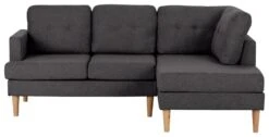 Habitat Joshua Fabric Corner Chaise Sofa - Charcoal -Home Furnishings Store 6259082 R Z002A