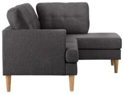 Habitat Joshua Fabric Corner Chaise Sofa - Charcoal -Home Furnishings Store 6259082 R Z003A