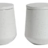 Habitat Addison 2 Piece Storage Canister - White -Home Furnishings Store 6609429 R Z001A