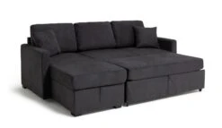 Habitat Reagan Left Corner Chaise Sofa Bed - Charcoal -Home Furnishings Store 6980038 R Z007A