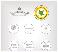 Slumberdown Anti Allergy 4 Tog Kids Duvet - Toddler -Home Furnishings Store 6996448 R Z013A