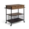 Habitat Metal And Wood Kitchen Trolley 2 Habitat Metal And Wood Kitchen Trolley -Home Furnishings Store 7002324 R Z001A