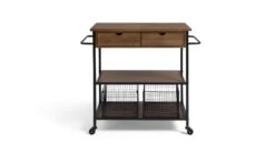 Habitat Metal And Wood Kitchen Trolley -Home Furnishings Store 7002324 R Z003A