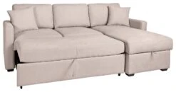 Habitat Reagan Right Corner Chaise Sofa Bed - Natural -Home Furnishings Store 7019757 R Z003A