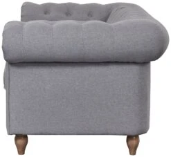 Habitat Chesterfield Fabric 2 Seater Sofa - Light Grey 17 Habitat Chesterfield Fabric 2 Seater Sofa - Light Grey -Home Furnishings Store 7049033 R Z004A