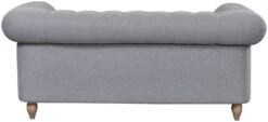 Habitat Chesterfield Fabric 2 Seater Sofa - Light Grey 18 Habitat Chesterfield Fabric 2 Seater Sofa - Light Grey -Home Furnishings Store 7049033 R Z005A