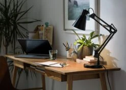 Habitat Swing Arm Desk Lamp - Matt Black 19 Habitat Swing Arm Desk Lamp - Matt Black -Home Furnishings Store 7073841 R Z002C