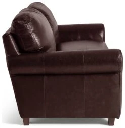 Habitat Salisbury Leather 4 Seater Sofa - Chocolate -Home Furnishings Store 7119279 R Z004A