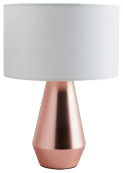 Habitat Maya Pair Of Touch Table Lamps - Copper & Cream -Home Furnishings Store 7157097 R Z006A
