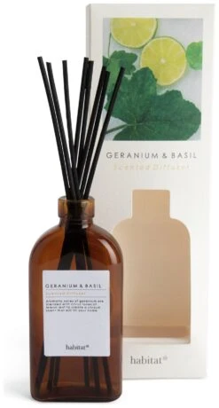 Habitat 150ml Scented Diffuser - Geranium & Basil -Home Furnishings Store 7160149 R Z002A