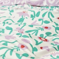 Habitat 180TC Floral Green & Pink Bedding Set - Single -Home Furnishings Store 7161038 R Z006A