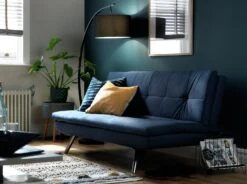 Habitat Nolan Fabric Clic Clac Sofa Bed - Denim Blue -Home Furnishings Store 7199787 R Z002C