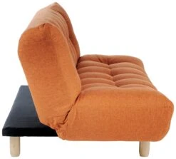 Habitat Kota 3 Seater Fabric Clic Clac Sofa Bed - Orange -Home Furnishings Store 7234192 R Z003A