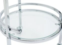 Habitat Chrome And Glass Drinks Trolley -Home Furnishings Store 7312966 R Z004A
