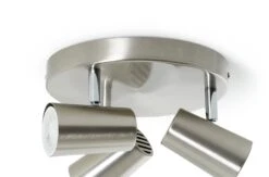 Habitat Spotlight 3 Light Plate - Brushed Chrome -Home Furnishings Store 7567395 R Z004A