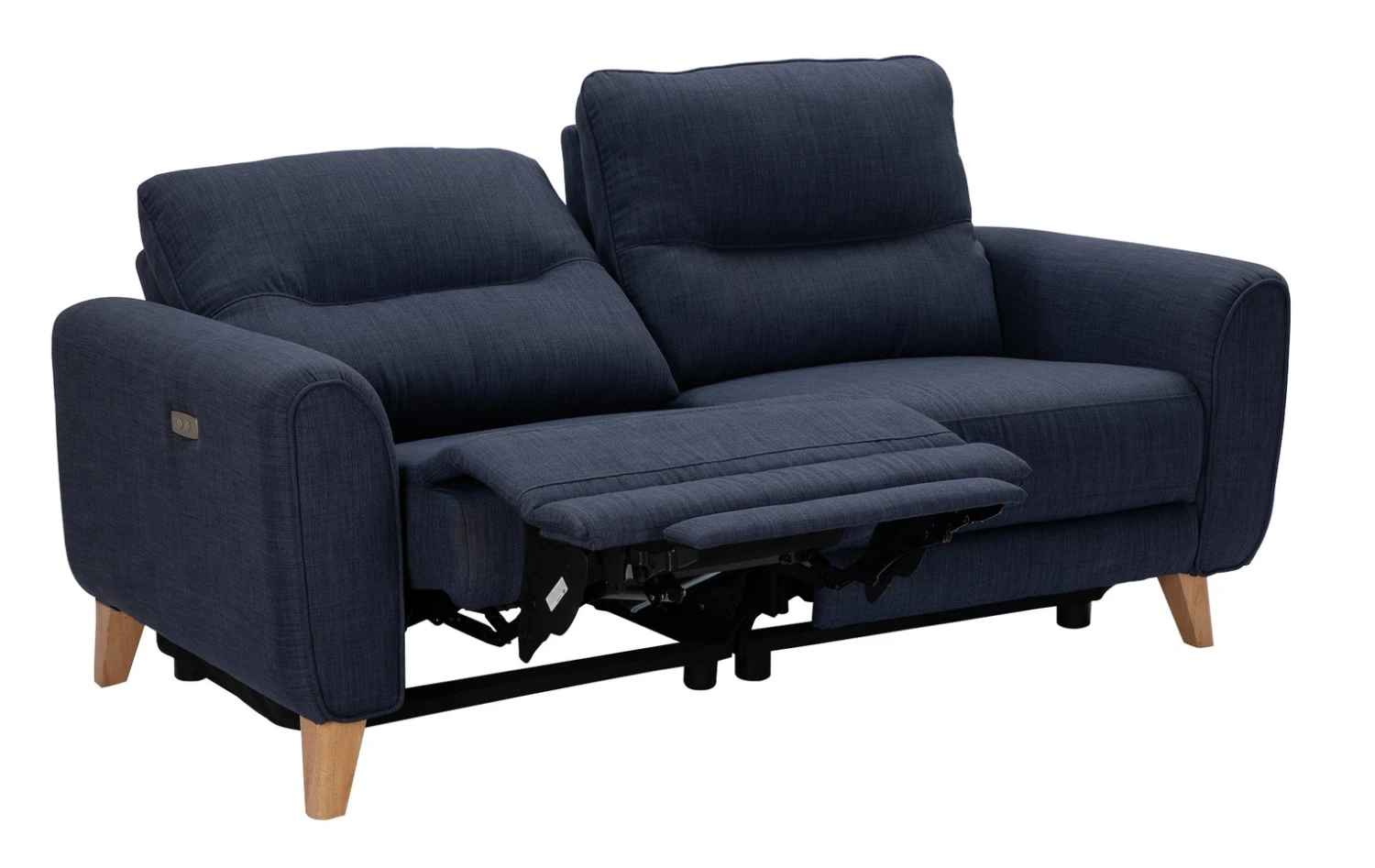 Habitat Tommy Fabric 3 Seater Power Recliner Sofa -Navy Blue 3 Habitat Tommy Fabric 3 Seater Power Recliner Sofa -Navy Blue