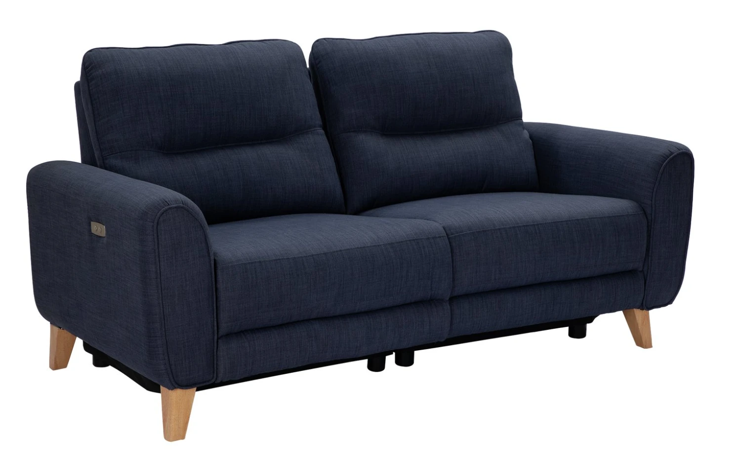Habitat Tommy Fabric 3 Seater Power Recliner Sofa -Navy Blue 9 Habitat Tommy Fabric 3 Seater Power Recliner Sofa -Navy Blue - Image 7