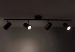 Habitat 4 Light Spotlight Bar - Matt Black -Home Furnishings Store 7637490 R Z002C