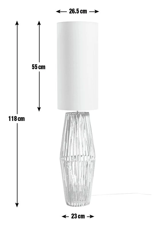 Habitat Global Rope Base Floor Lamp - Natural 4 Habitat Global Rope Base Floor Lamp - Natural - Image 2