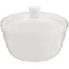 Habitat Stoneware 2.5 Litre Casserole Dish - White -Home Furnishings Store 7666492 R Z001A