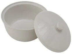 Habitat Stoneware 2.5 Litre Casserole Dish - White -Home Furnishings Store 7666492 R Z003A