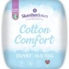Slumberdown Cotton Comfort 10.5 Tog Duvet - Single -Home Furnishings Store 7878125 R Z001A