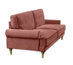 Habitat Vienna Velvet 3 Seater Sofa - Rose -Home Furnishings Store 7896664 R Z004A